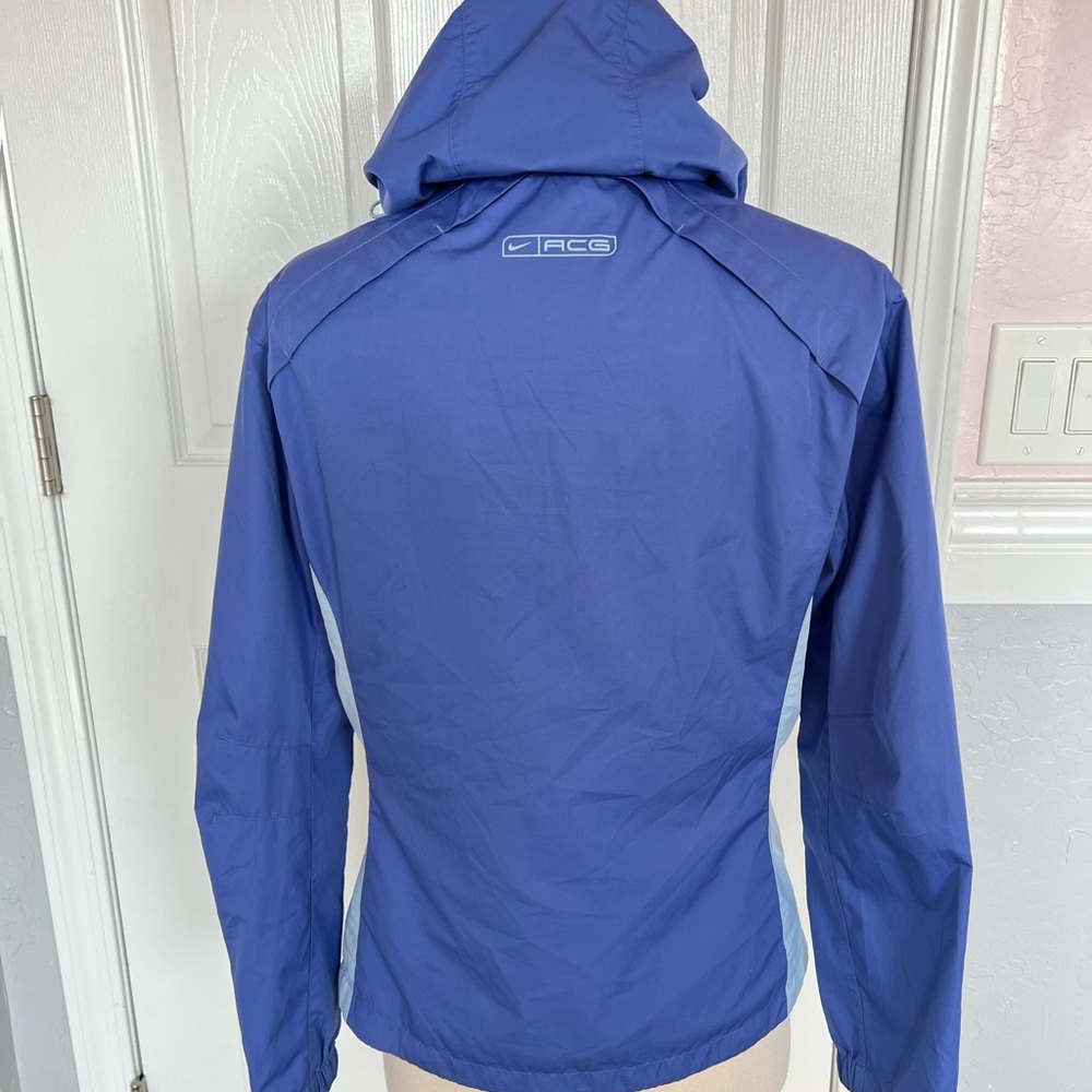 Nike ACG Women's Blue Purple Full Zip Windbreaker Jacket Size Small polyester - Picture 4 of 16